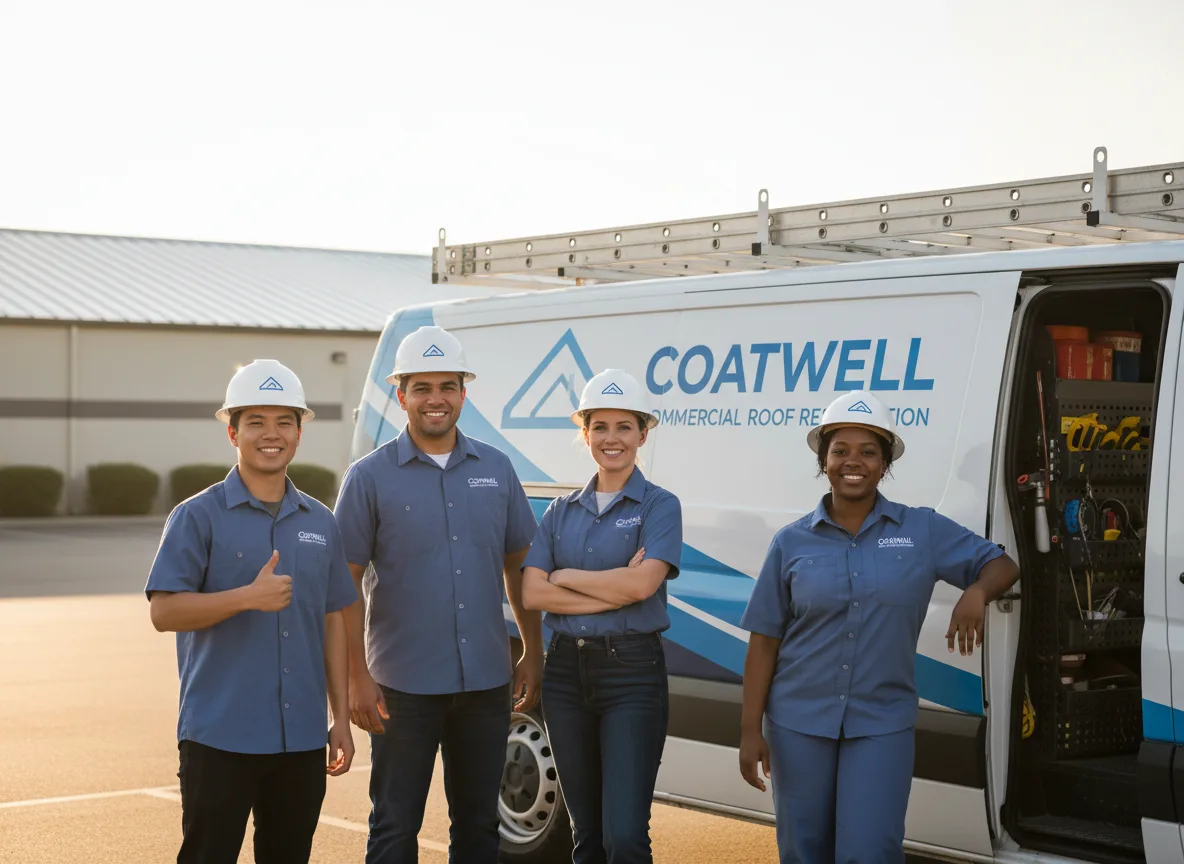 Commercial roof coating company in Bracey, VA
